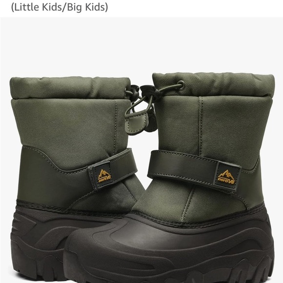 Kids Snow Boots Boy's / Girl's Waterproof Cold Weather Classic Boots - Size 5 - Picture 3 of 9